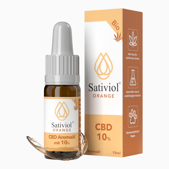 Sativiol®  CBD Öl 10% (Vollspektrum) Orange
