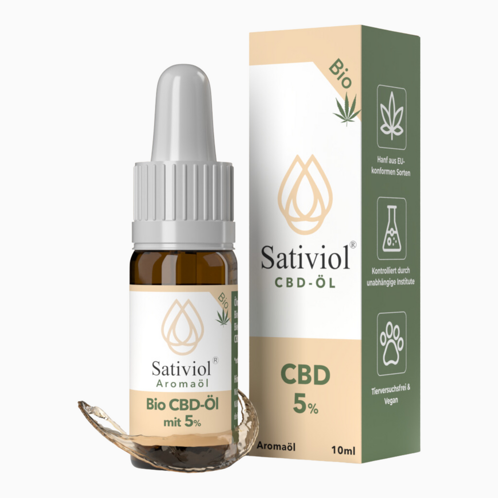 Sativiol® Bio CBD-Öl, 5% Vollspektrum